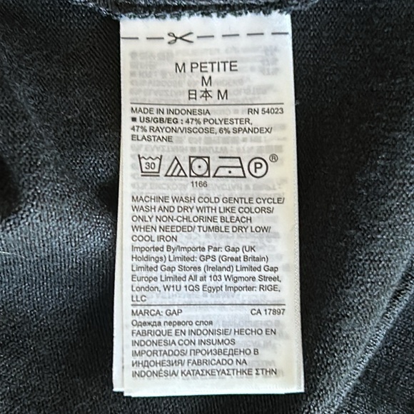 Gap Softspun Short Sleeve Twist-Knot Midi Dress NWT - Picture 9 of 9